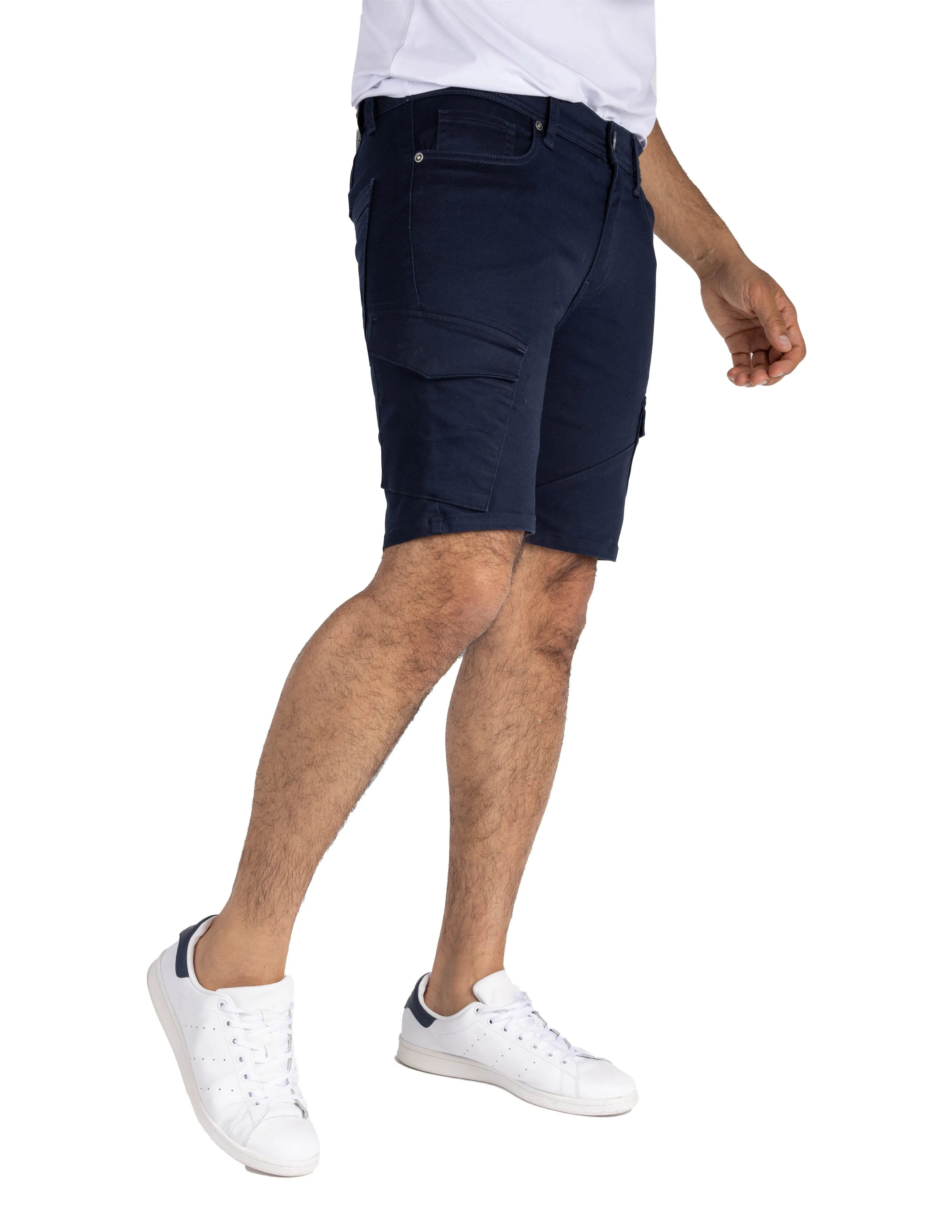 X RAY Men's 5-Pocket Stylish Commuter Cargo Shorts