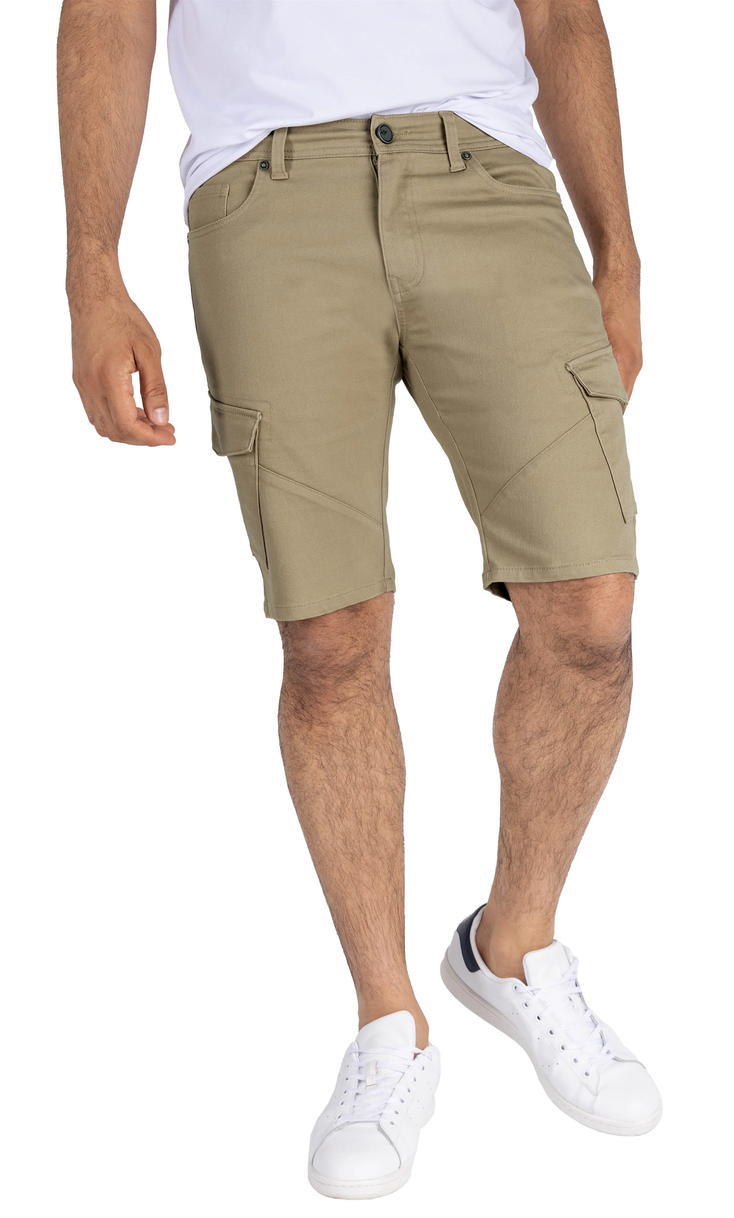 X RAY Men's 5-Pocket Stylish Commuter Cargo Shorts