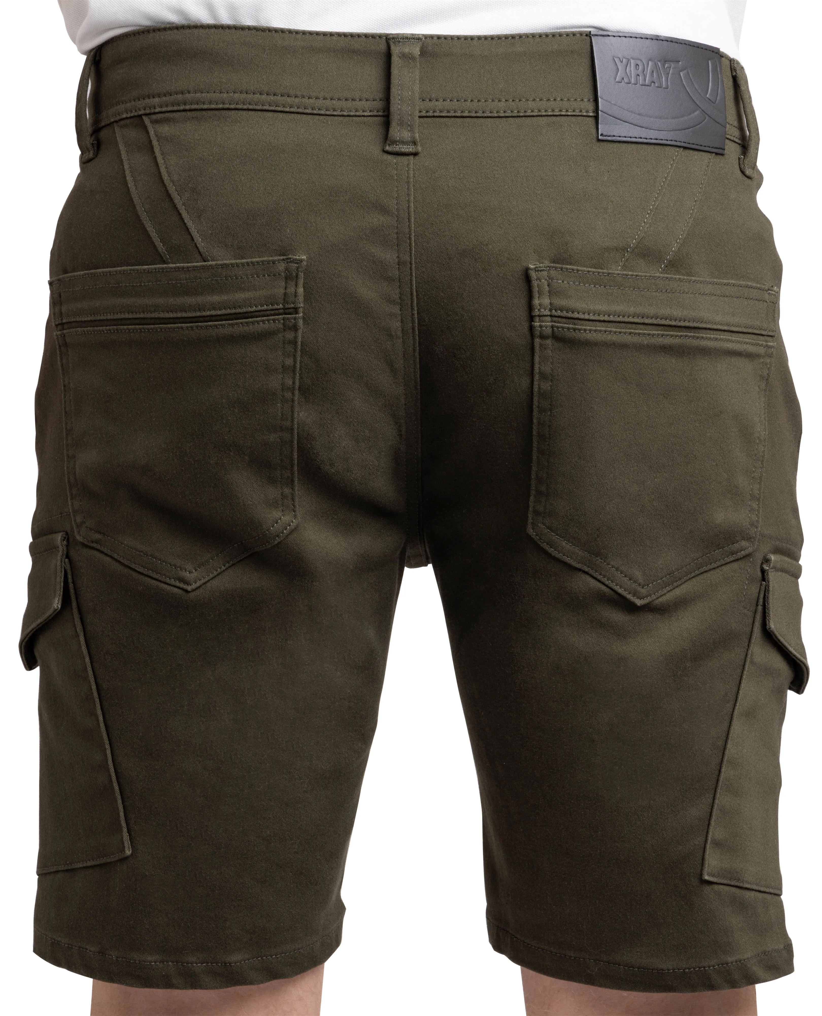 X RAY Men's 5-Pocket Stylish Commuter Cargo Shorts