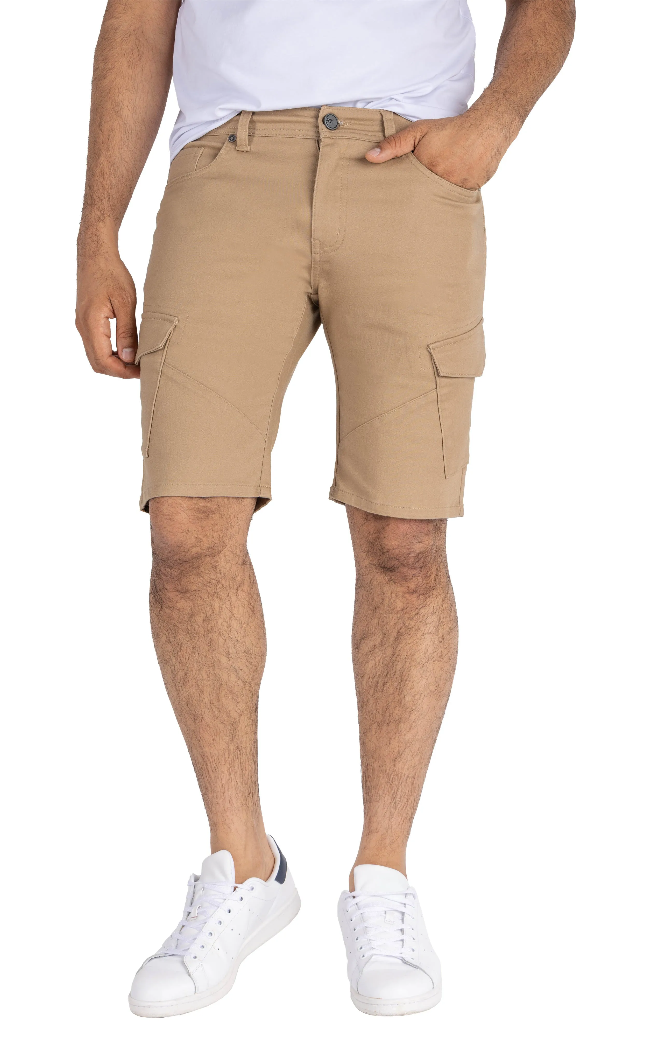 X RAY Men's 5-Pocket Stylish Commuter Cargo Shorts