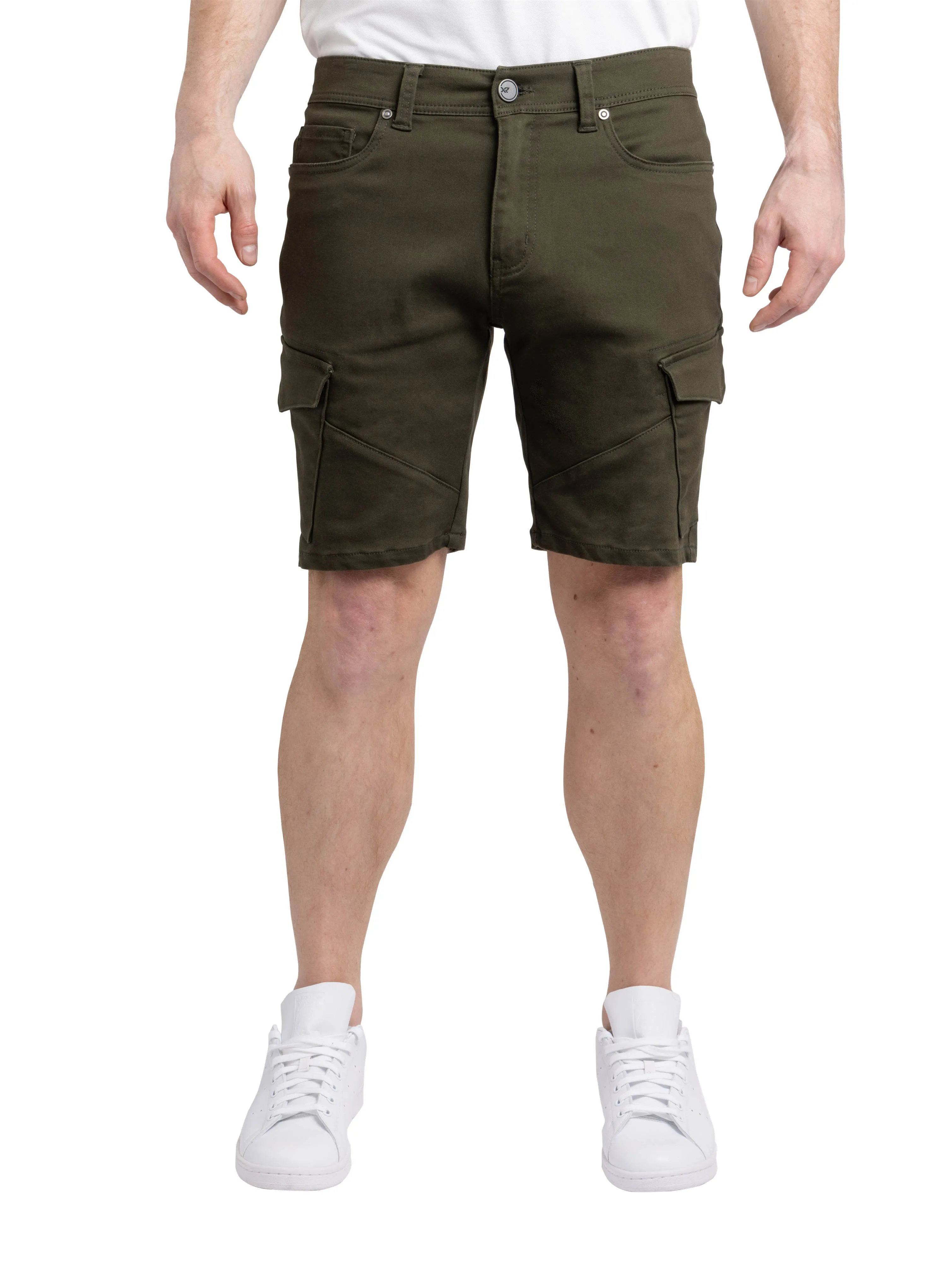 X RAY Men's 5-Pocket Stylish Commuter Cargo Shorts