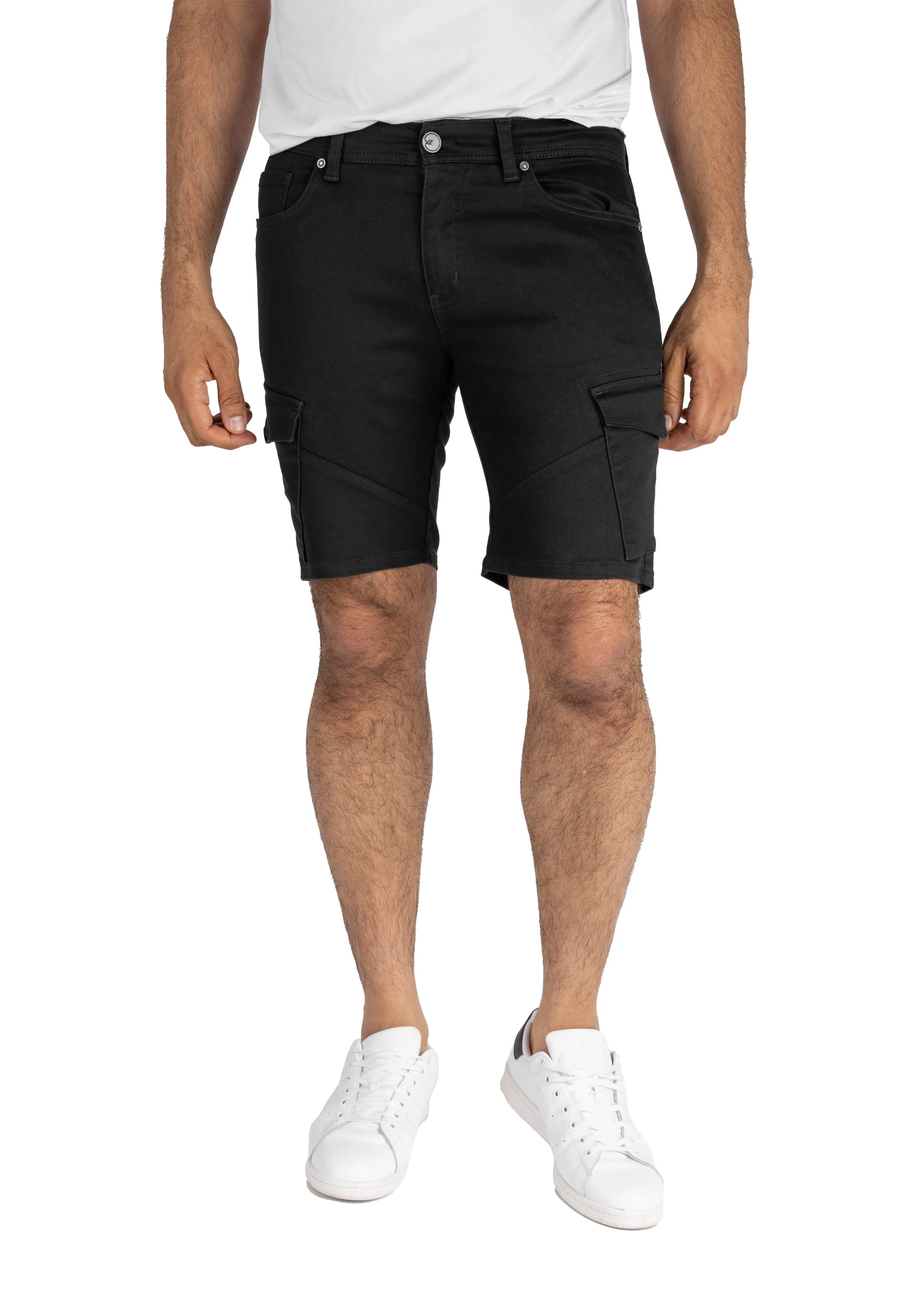 X RAY Men's 5-Pocket Stylish Commuter Cargo Shorts