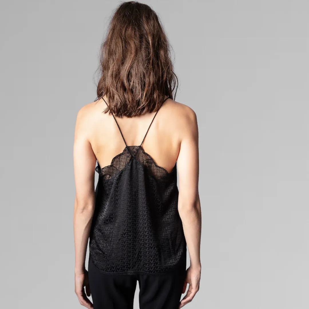 Zadig & Voltaire Christy Jac ZV Cami - Noir