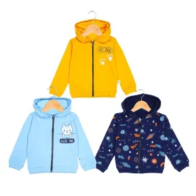 Zipper Jacket Combo of 3 - Roar, Hug Me and Space Magic